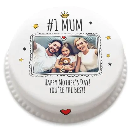 1 Mum Photo Cake