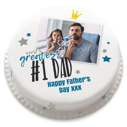1 Dad In The World Cake