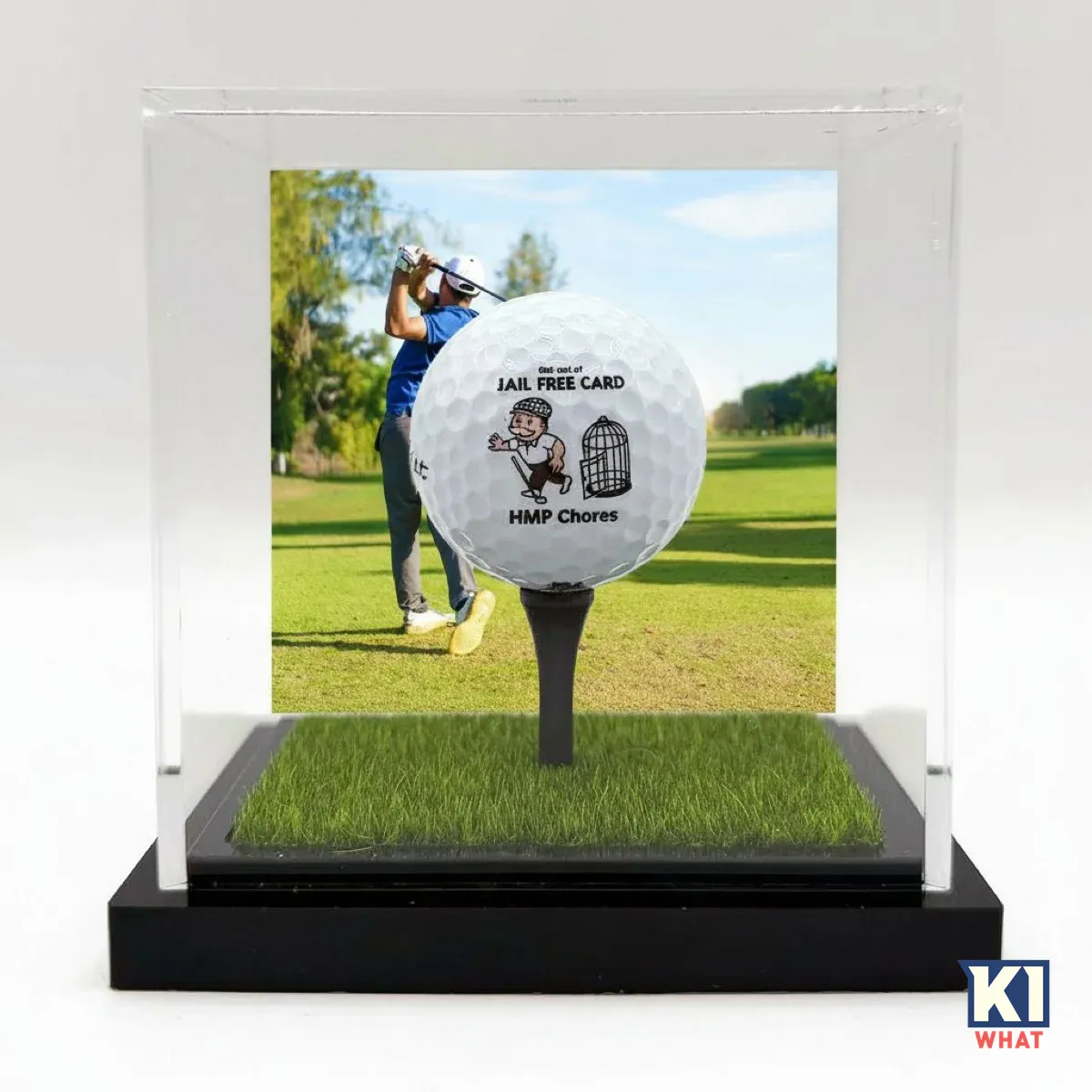 Personalised Golf Ball Display Box